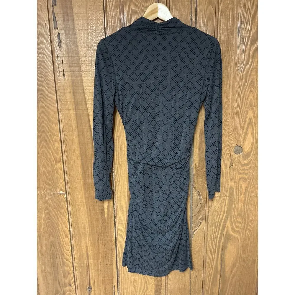 Witchy Goth Dark Academia‎ Body Con Faux Wrap Women’s Dress Boden Size US6
